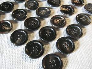 Boutons en corne de buffle naturelle de qualité supérieure, fabriqués à la main, avec finition polie, pour vêtements de créateurs classiques/rustiques et mode durable - Product Image 3