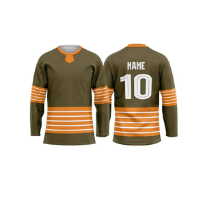Nouveau style OEM personnalisé, maillot de hockey sur glace en maille polyester pour joueurs professionnels, maillot de hockey sur glace personnalisé pour hommes, THT WEARS - Product Image 3