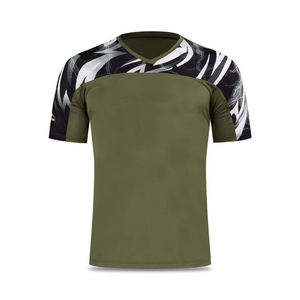 Camiseta de club de fútbol transpirable versión de ventilador uniforme deportivo con estampado de efecto para entrenamiento de fútbol - Product Image 4