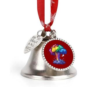 Classic <b>Vintage</b> Metal Christmas Bell <b>Ornament</b> for Christmas Decoration Use Handmade Premium Unique Crafted Christmas Bell - Product Image 1