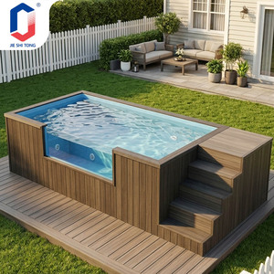 Piscina de Acrílico de Lujo, Piscina Elevada con Sistema de Filtración Integrado, Piscina Exterior Prefabricada para Hoteles y Villas - Product Image 6