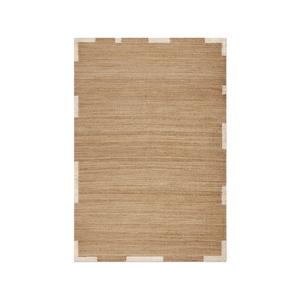 Alfombras de cáñamo y yute personalizadas modernas, alfombrillas de puerta recicladas antideslizantes del fabricante indio, técnica tejida de fábrica para uso en exteriores - Product Image 4