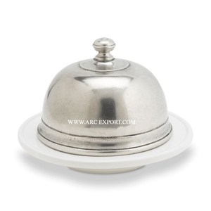 Plateau à beurre à fromage épais en acier inoxydable de haute qualité avec couvercle de maintien en acier inoxydable plats et assiettes - Product Image 4