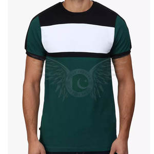 T-Shirt col rond pour homme, haut en promotion, qualité supérieure, Design tendance, OEM - Product Image 1