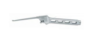 Cureta de microdiscectomía delgada con mango de bayoneta de 23 cm, eje ajustable de 10 cm, ejes intercambiables giratorios 360°, mango ligero - Product Image 2