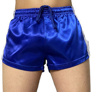 Meilleures ventes de shorts en nylon pour hommes de couleur bleue en polyester pour jogging course à pied Short en nylon pour hommes avec cordon de serrage déchets - Product Image 5