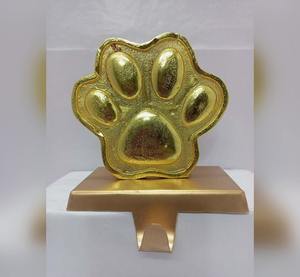 Soporte de Metal Dorado de Lujo para Calcetines Navideños, Decoración Navideña Premium para el Hogar al Mejor Precio - Product Image 2