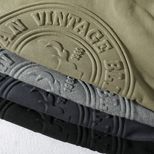 Nouvelle mode broderie personnalisée hommes hiver gaufré respirant sweats bonne qualité expédition rapide meilleur prix - Product Image 4