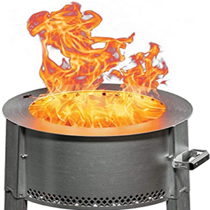 Le foyer en acier robuste conçu pour une combustion durable des bûches et une chaleur extérieure pour le jardin pour une utilisation en extérieur - Product Image 1