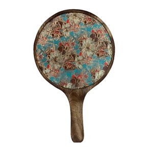 Nouvel ensemble de service à pizza TQC jetable en bois noir avec support à pizza et pelle à pizza à manche en bois - Product Image 6