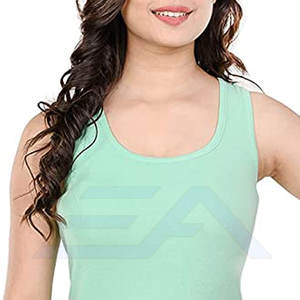 Best Manufacturer <b>Low</b> Rate Breathable Front Logo High Quality Factory Made Hot Style <b>Women</b> Tank <b>Tops</b> - Product Image 5