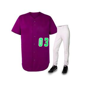 Top Style Nom de l'équipe Logo Numéro Impression Sports Baseball Uniforme Femmes Et Hommes Avec La Meilleure Qualité Pour Les Offre Spéciale - Product Image 5