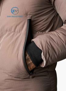 Veste d'hiver matelassée pour homme personnalisée 2025, broderie personnalisée, haute qualité, taille plus, veste à bulles personnalisée, veste matelassée OEM - Product Image 5