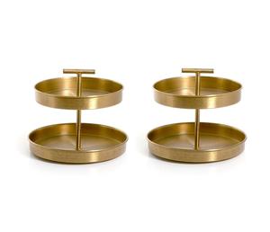 Présentoir de gâteau d'incrustation bleue parfait pour la décoration de table à la maison utilisation d'événements et but de cadeau en gros de l'Inde - Product Image 3