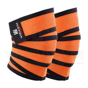 Derniers produits tendances Genouillère Fitness Sangle de genou Coton élastique Qualité durable Haltérophilie Squats Training Wraps - Product Image 2