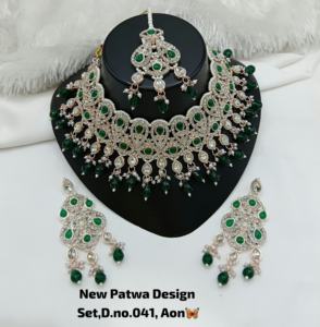 Conjunto de Collar y Pendientes de Oro Rosa Antiguo con Circonita Cúbica Étnica y Cristal, Colgante Largo, para Fiesta de Boda, para Mujer - Product Image 3