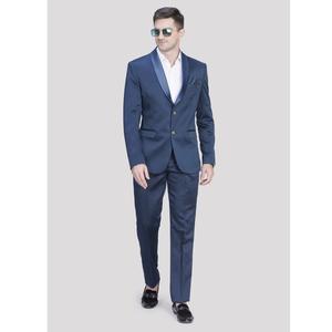 Costume pour homme de haute qualité bleu paon 5 pièces pour les fêtes et les événements d'entreprise Disponible à un prix abordable en provenance d'Inde - Product Image 1