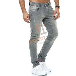 Pantalones Vaqueros para Hombre, Estilo de Pierna Recta con Material Flexible para Comodidad Diaria y Movimiento, Pantalones Vaqueros Casuales y Elegantes para Hombre - Product Image 3