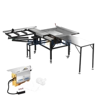 Table coulissante de précision à culbuteur portable scie sans conception de flexion adaptée aux sites d'usine