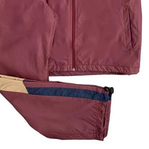 Conjunto de chándal cortavientos personalizado de la mejor calidad para hombre Diseño de calidad superior Tela ligera suave Ropa deportiva con cremallera completa - Product Image 5