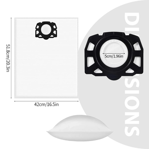 Sacs filtrants pour aspirateur Karchers MV4 MV5 WD4 WD5 WD6 Sacs à poussière pour aspirateur - Product Image 2