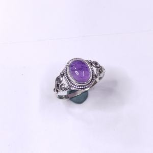 Anillo Boho de Plata de Ley 925 con Engaste de Bisel, Hermoso Diseño Retro, Anillo de Piedra de Nacimiento Curativa Hecho a Mano, Anillo de Declaración, Regalo para Mujer - Product Image 2