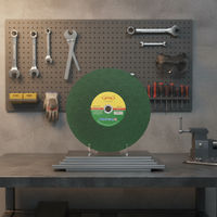 Disque de coupe métal WGW 14 pouces 355x2.5x25.4mm, certifié MPA ISO9001, 80m/s, pour meuleuse d'angle portable