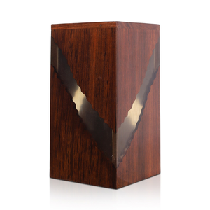 Urna de cremación de palisandro transparente, caja decorativa para cenizas funerarias, urnas de cremación para mascotas y humanos para cenizas humanas - Product Image 5