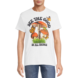 Camiseta de Verano para Hombre, Diseño Personalizado, Corte Ajustado, Cuello Redondo, Estampado Elegante, Casual, con Logotipo, Talla Grande, Transpirable, Tejida - Product Image 5