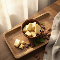 Beurre de cacao 100% pur naturel non raffiné de qualité alimentaire, fournisseur en gros, chocolat, confiserie, usage commercial