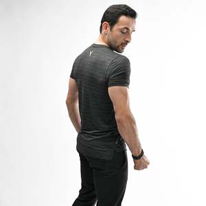 T-shirt graphique à manches longues pour homme Momentum, 100% coton, respirant, imprimé 3D, motifs unis et logo - Product Image 6