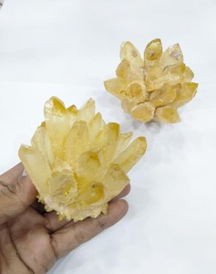 Cristaux de citrine naturels en grappes, pierres précieuses d'agate, provenant d'exportateurs indiens de Amayra Crystals Exports - Product Image 2
