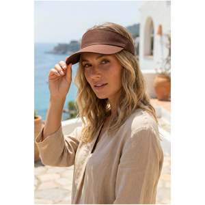Visière pour femme - Tennis - Golf / Visière marron Spk13 - Marron - Product Image 2