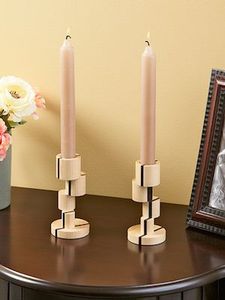 Portavelas para el hogar, soporte de madera para velas para decoración del hogar, soporte de pilar de vela más vendido de Antique Creations - Product Image 3