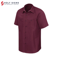 Camisas de Trabajo Tácticas de Nailon Ligero de Secado Rápido para Hombre, Uniformes de Trabajo de Manga Corta, Camisetas de Pesca