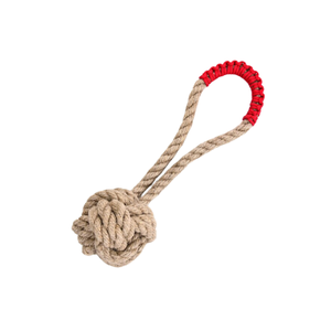 Jouet pour chien en corde de chanvre biologique, jouet à mâcher pour chien, jouet pour chien écologique, balle pour chien mignon du Vietnam - Product Image 3