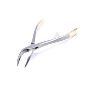 Pinzas de acero inoxidable con mango dorado reutilizables de primera calidad para extracción dental Instrumento quirúrgico anterior Superior dentado - Product Image 3