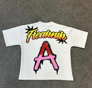 เสื้อยืดผู้ชายสะพายไหล่แบบ260Gsm เสื้อยืดผ้าฝ้ายโอเวอร์ไซซ์โอเวอร์ไซส์ทำจากผ้าฝ้าย100% ผลิตตามสั่ง - Product Image 3