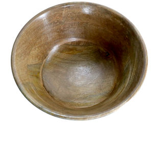 Elegante cuenco de madera con diseño moderno, sostenible y elegante para fiestas de ensaladas o frutas - Product Image 3