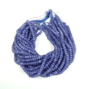 8mm Tanzanite Quartz Rondelle Shape Beads Natural Gemstone Strand for <b>Bracelet</b> Necklace Jewelry Making Trending Beads 2026 Look - Product Image 1