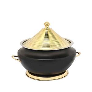 Casserole & <b>Buffet</b> <b>Food</b> <b>Warmer</b> Chafing Dishes With Hanger Lid Gold Plated Customized Hotel Catering Serving Chafing Dish - Product Image 5
