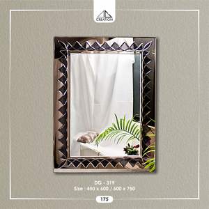 Espejo Decorativo con Cristal Tukdi con Reflejo Claro para Espacios Interiores Modernos de la India - Product Image 5