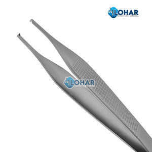 Pinzas de acero inoxidable de alta calidad, pinzas para el tejido del pulgar, 1x2 y pinzas para el pulgar, dentadas, dentales quirúrgicas multiusos - Product Image 5