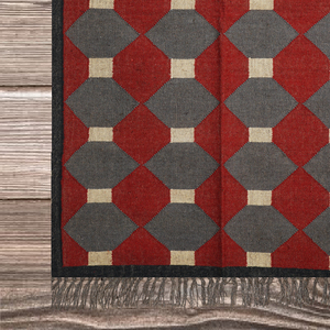 Best Quality 100% Wool Jute Kilim Rugs Embroidered Geometric Vintage Floral Design <b>Carpet</b> Luxury Home Living Kitchen Car Prayer - Product Image 4