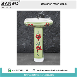 อ่างล้างมือเซรามิกรูปวงรีเป็นมิตรกับสิ่งแวดล้อม - Product Image 2