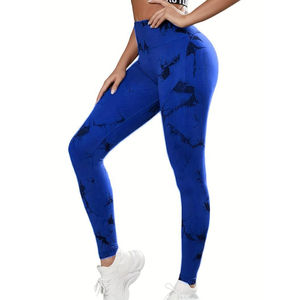 Mallas de mujer hechas a medida de alta calidad, mallas con logotipo personalizado Tie Dye, mallas de mujer, nuevo estilo, ropa de calle, mallas deportivas para mujer - Product Image 2