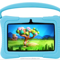 Qualité Choix Enfants Tablette PC 7 pouces Portable Silicone Cas 1 + 16 tuteur machine HD protection des yeux Android Kid