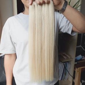 ผมต่อแบบช่อผมคนจากเวียดนามดิบผมบลอนด์แบบ613พร้อมผมปิดในสไตล์เป็นลอนตรง - Product Image 3