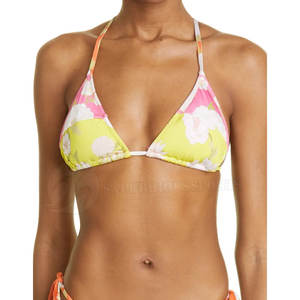 Traje de Baño Bikini de Dos Piezas con Corte Sexy de Fábrica Pakistaní para Mujer, Ropa de Playa de Verano, Ecológico, de Secado Rápido, Talla Grande - Product Image 4