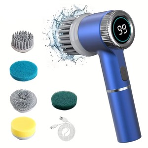 Dropshipping Products 2026 <b>Electric</b> USB Wireless Multifunctional Spin <b>Scrubber</b> Kitchen Cleaning Brush Dropshipping Agent - Product Image 1